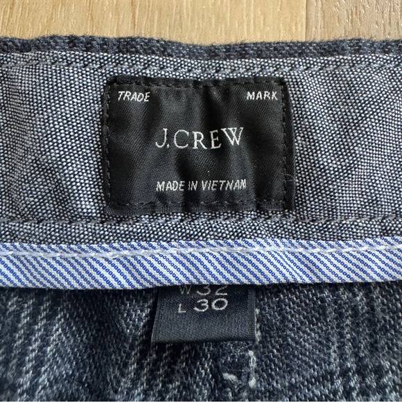 J Crew 484 Slim Stretch W32 L30 Plaid Dress Pants - Picture 3 of 13